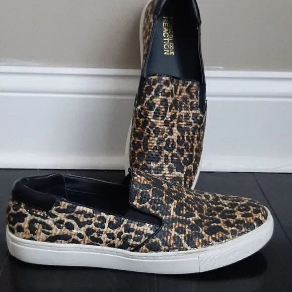 Kenneth Cole animal print sneakers - Picture 3 of 5